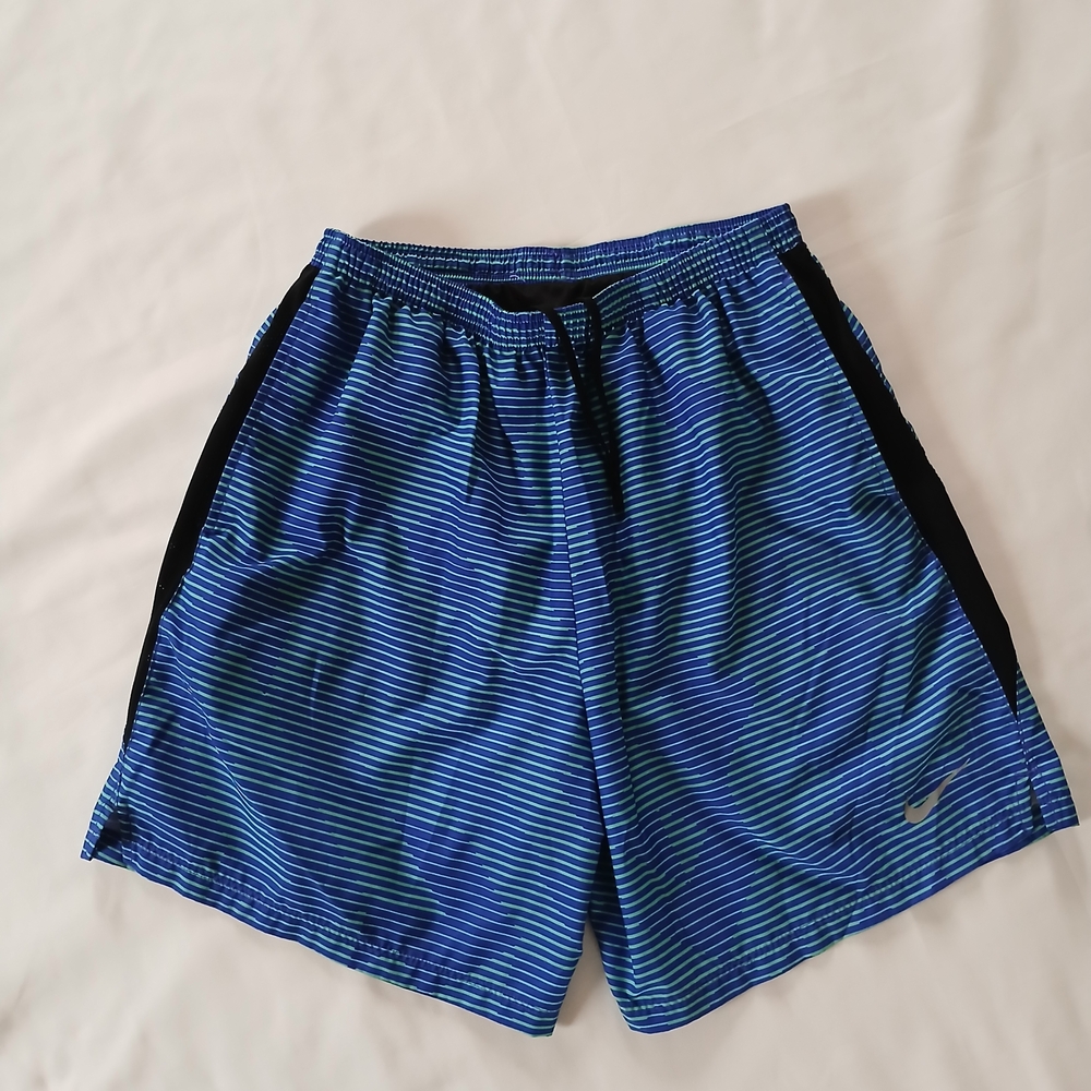 Nike Blue and Black Athletic Shorts
